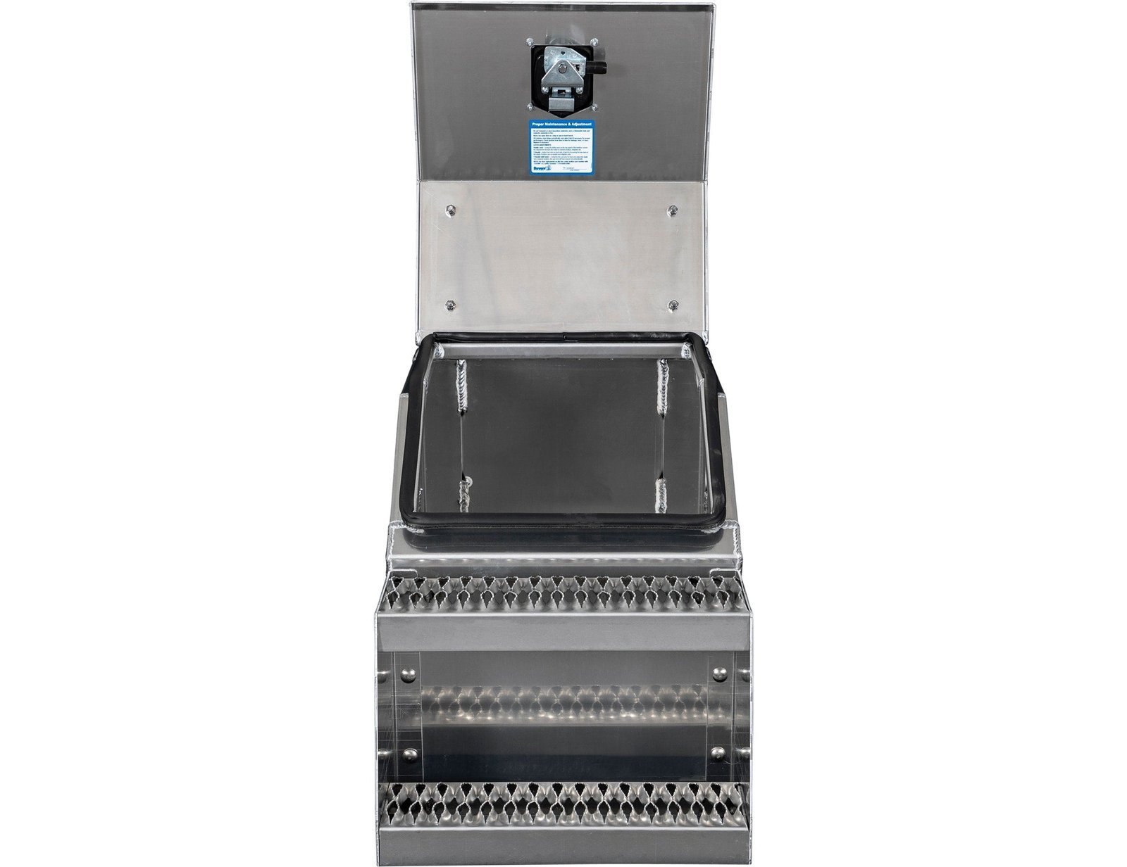 Buyers Products 28-in x 24-in x 18-in Smooth Aluminum Step Box Truck Tool Box 1705281 - Image 10