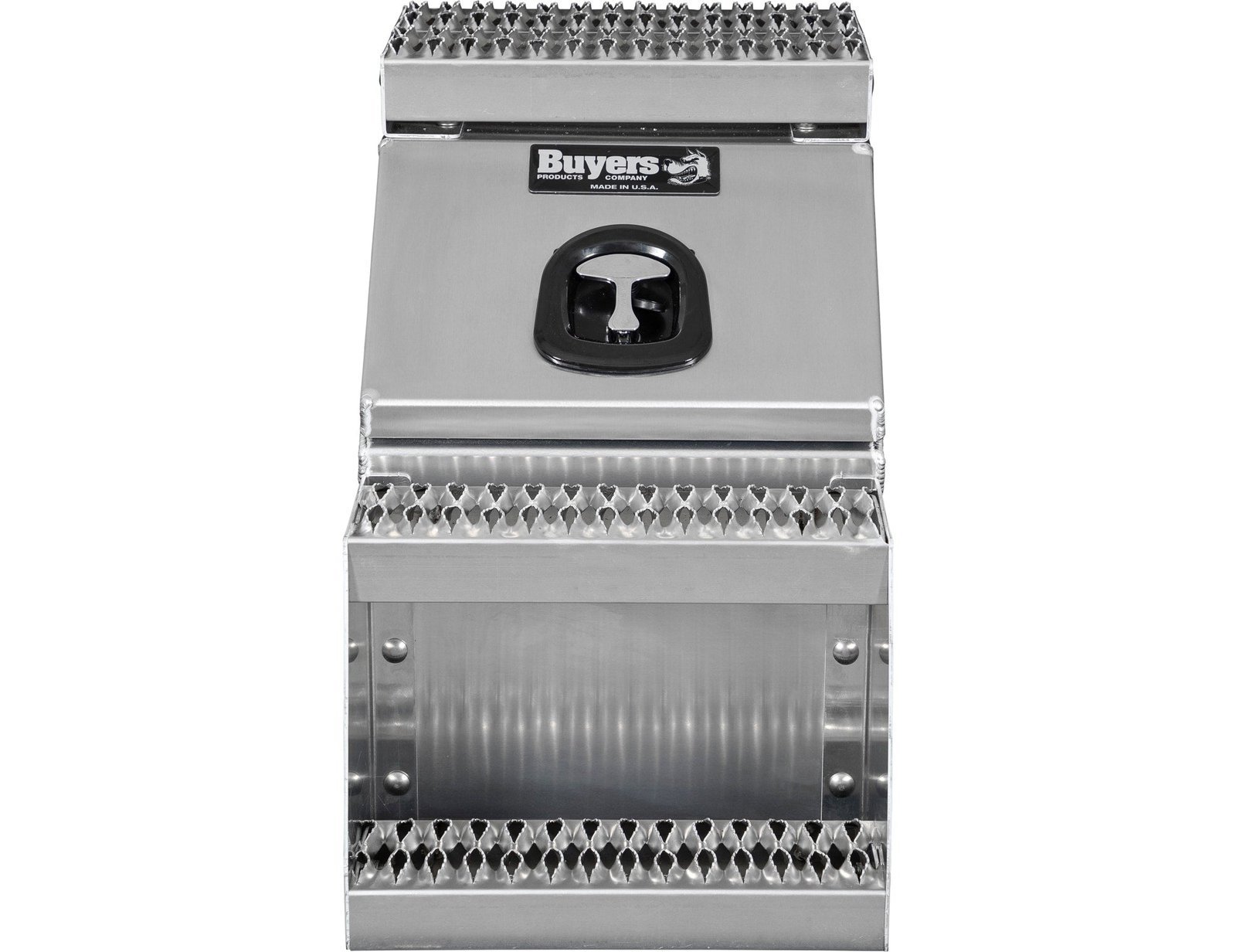 Buyers Products 28-in x 24-in x 19-in Smooth Aluminum Step Box Truck Tool Box 1705285 - Image 8